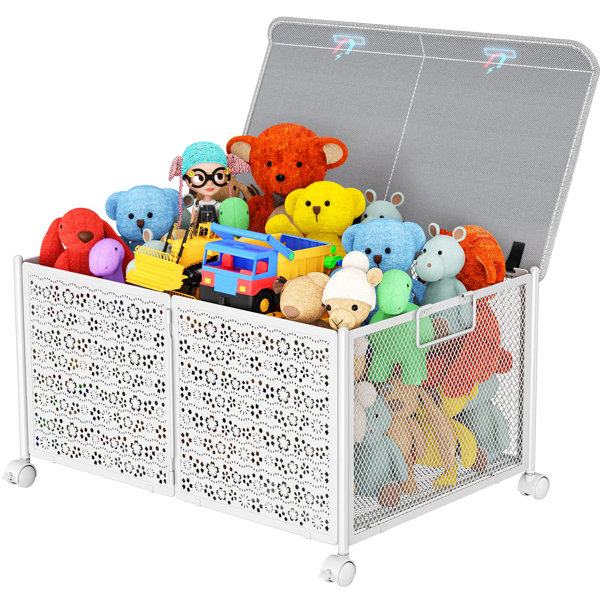 Harriet Bee Garrie Stainless Steel Toy Box Wayfair